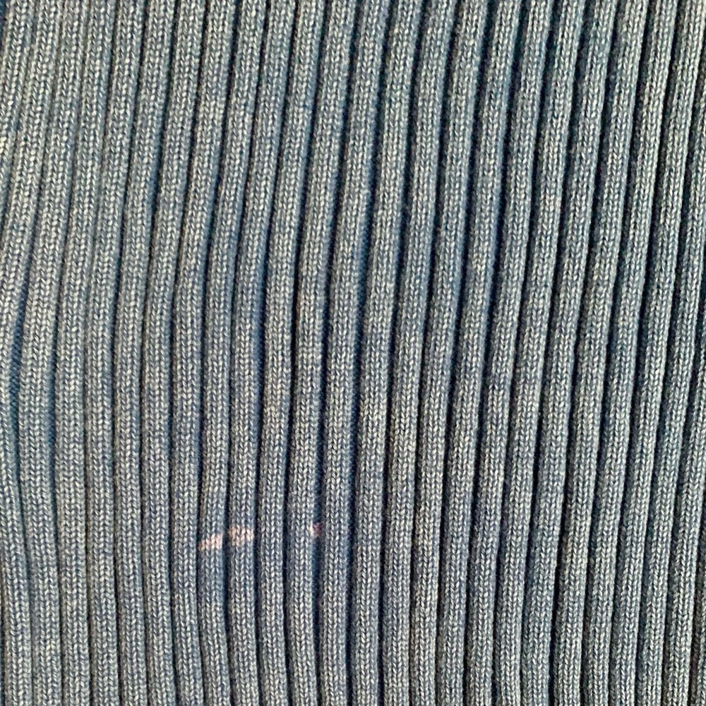 Mod On Trend Women's Blue Ribbed Tank Top - Picture 4 of 7